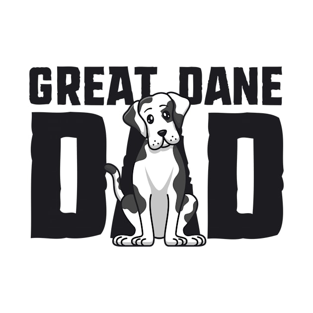 Harlequin Great Dane Dad Dog Father Puppy Adoption Owner by 14thFloorApparel