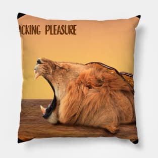 cracking pleasure Pillow