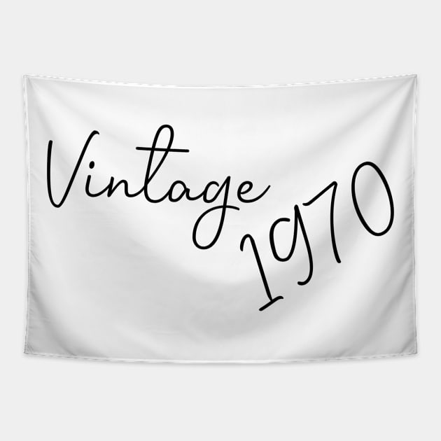 Vintage 1970 - 50th Birthday - 50th Birthday Gift - 50th Birthday - 50th Birthday Party - 1970 Tapestry by MultiiDesign