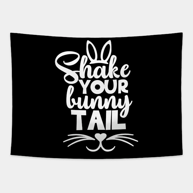 Shake Your Bunny Tails T-shirt Dress Gift Ideas Tapestry by MIRgallery