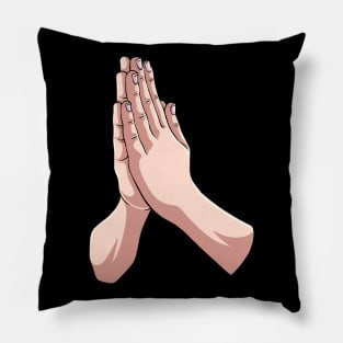 Hands Praying Religion Prayer Pillow