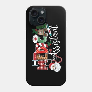 Medical Assistant Nurse Christmas Santa Phone Case