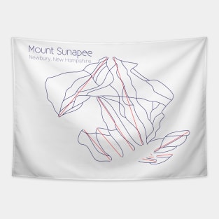 Mount Sunapee Trail Map Tapestry