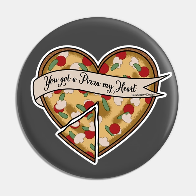 Pizza My Heart Pin by SarahJRawr