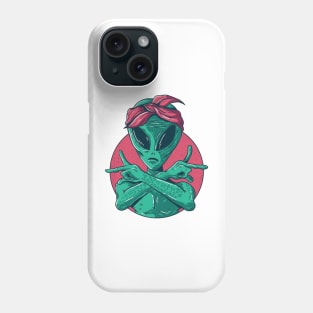 Gangsta Alien Phone Case