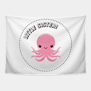 Little Sister Octopus Tapestry