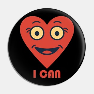 Heart and Brain Pin