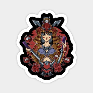 beauty samurai Magnet