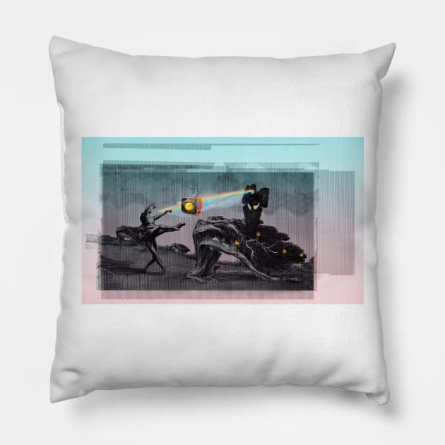 ADAM AND EVE Pillow by gabor_paszti