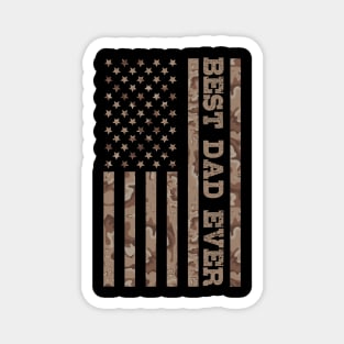 Best Dad Ever American Flag  Great Father Day Gift Magnet