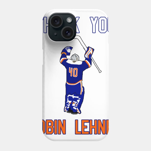 Thank You Robin Lehner Islanders Phone Case by drive4five