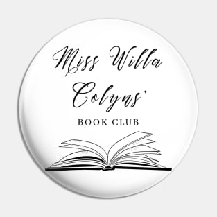 Miss Willa Colyns' Book Club Pin