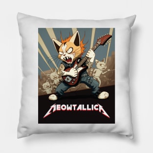 Meowtallica 8 Pillow