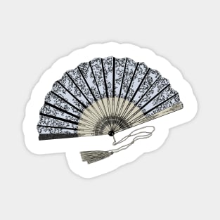 Victorian Fan Illustration Magnet