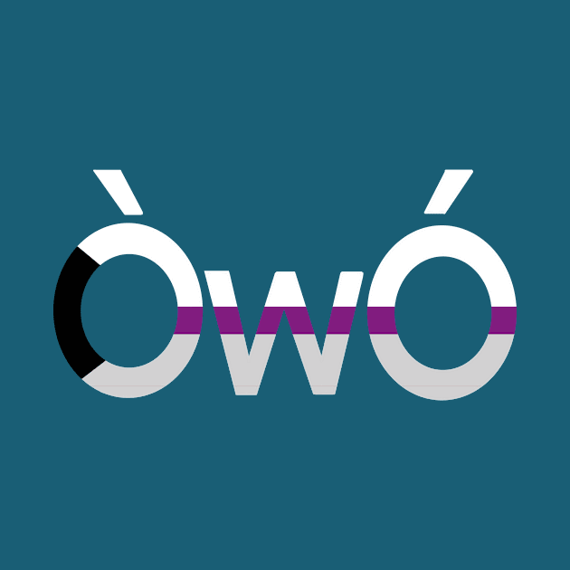 ÒwÓ Demisexual angry owo pride emoticon by Skrayer1219