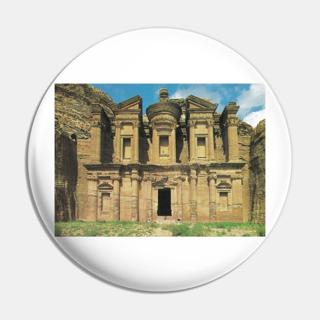 Postcard from Petra, Jordan Pin by rogerstrawberry