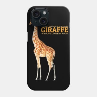 Protect our beautiful Wildlife Giraffe Phone Case