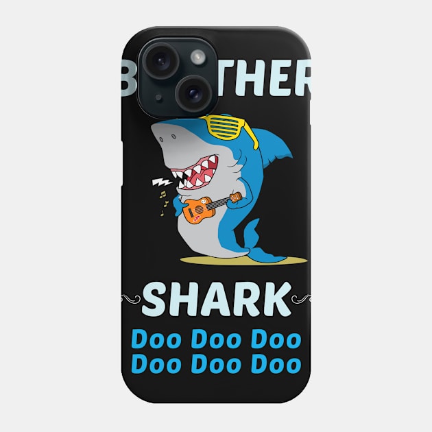 Family Shark 2 BROTHER Phone Case by blakelan128