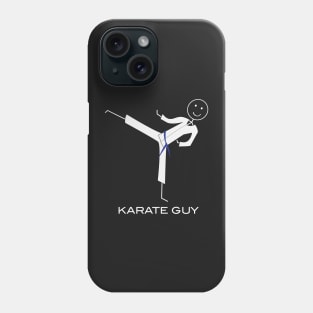 Funny Mens Blue Belt Karate Phone Case