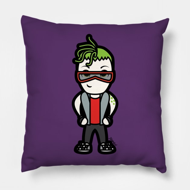 Deuce Gorgon Tooniefied Pillow by Tooniefied