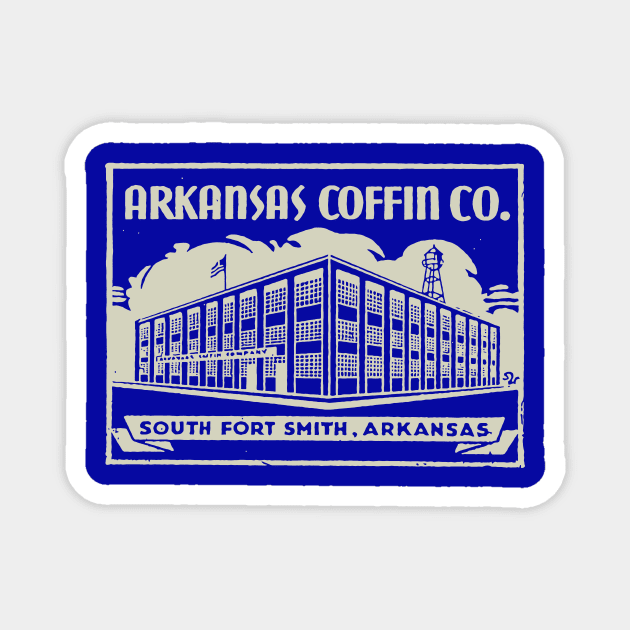 Arkansas Coffin Company Magnet by rt-shirts