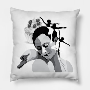 Anna Pavlova vintage portrait Pillow