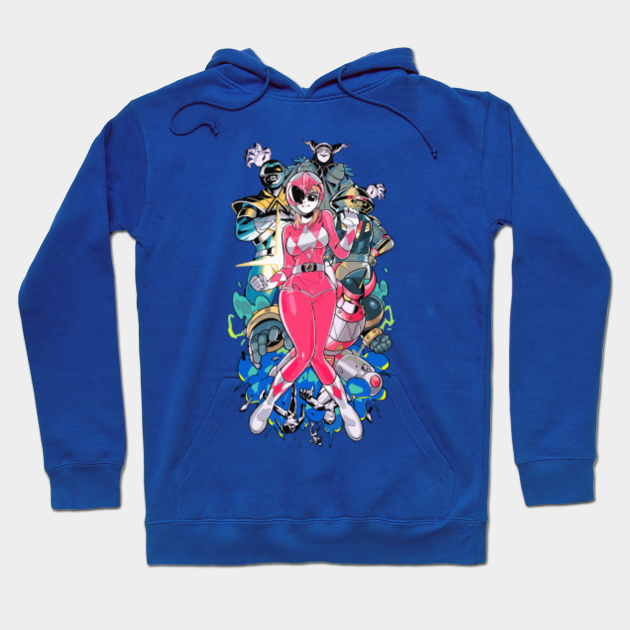 pink ranger hoodie