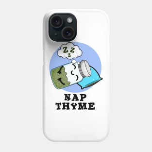 Nap Thyme Cute Sleeping Herb Pun Phone Case