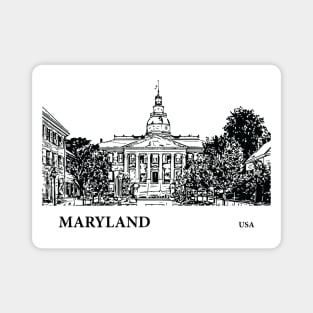 Maryland State USA Magnet