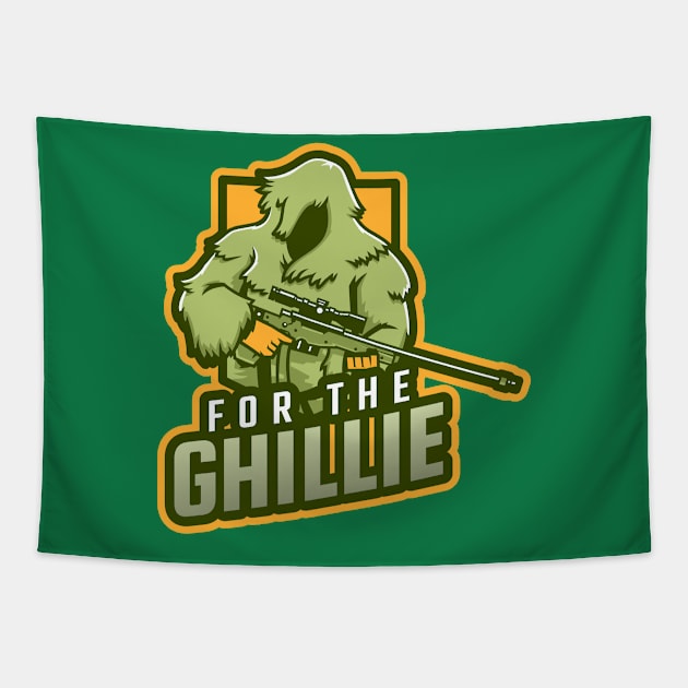 Ghillie Sniper Tapestry by Cementman Clothing