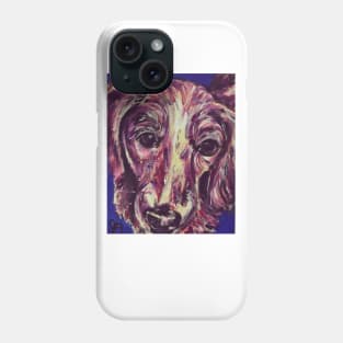 long haired dachsund Phone Case