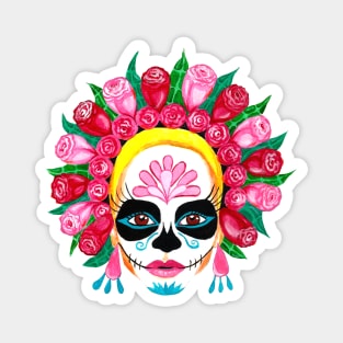 Sugar Skull Girl - La Calavera Catrina Magnet