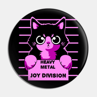 Joy division cats Pin