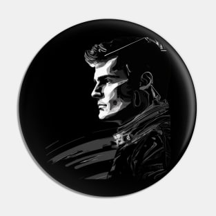 Racing Driver Art Pin