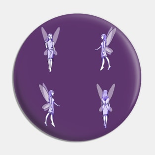 Purple Fairies Pin