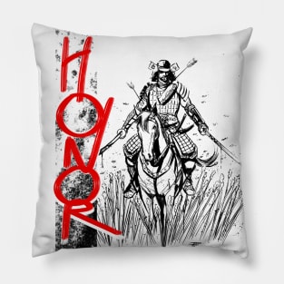 Samurai on horse Pillow