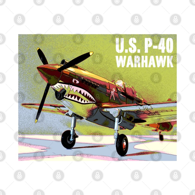 U.S. P-40 Warhawk by Busybob