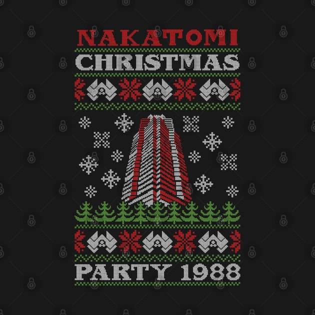 Nakatomi Plaza Christmas Party Knitted by RetroPandora