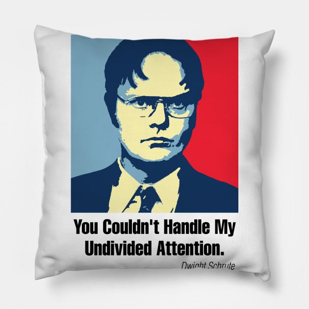 Undivided Attention Pillow by DavidLoblaw