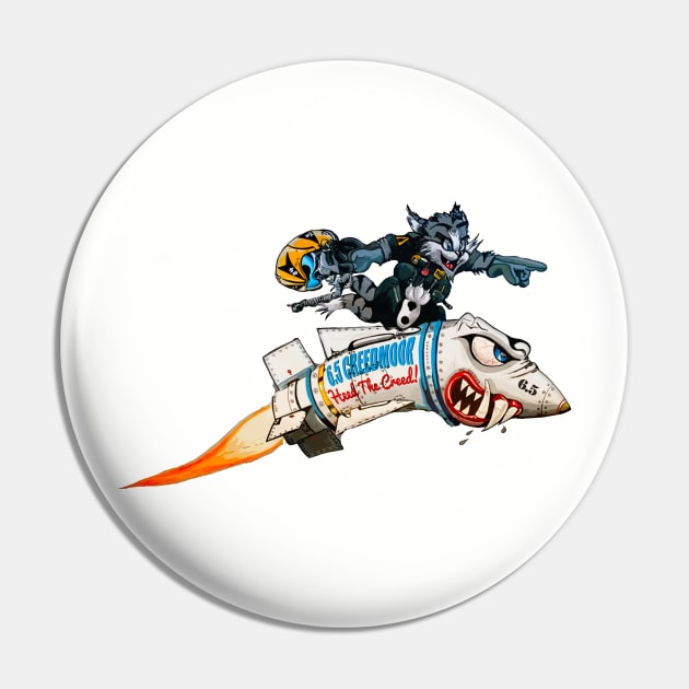 6.5 Creedmoor | Missile Rider Pin by wyldefire