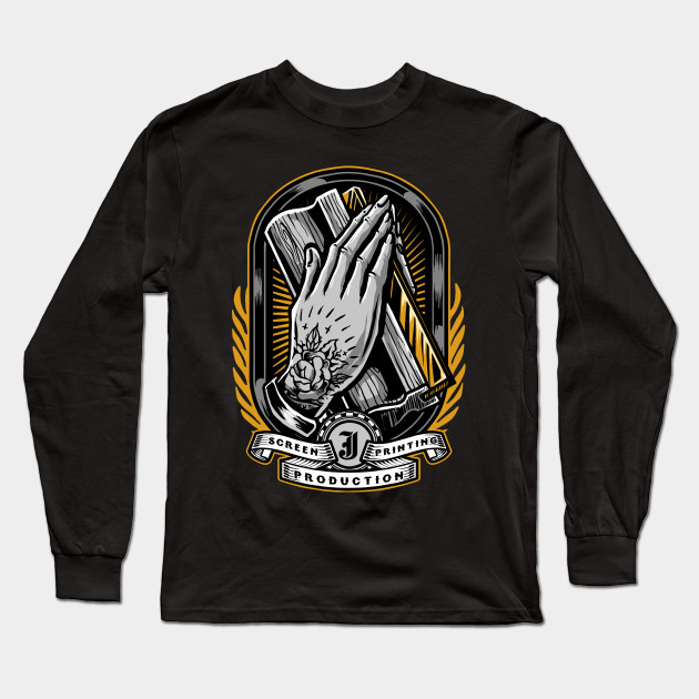 long sleeve screen printing
