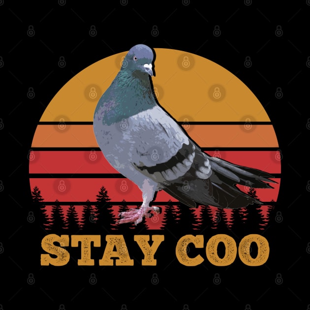 Stay Coo vintage pigeon by giovanniiiii