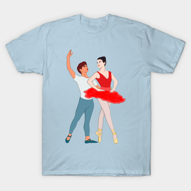 Discover Ballet Couple Pas De Deux Dancer - Dancer - T-Shirt