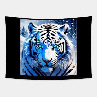 Snow White Tiger Tapestry