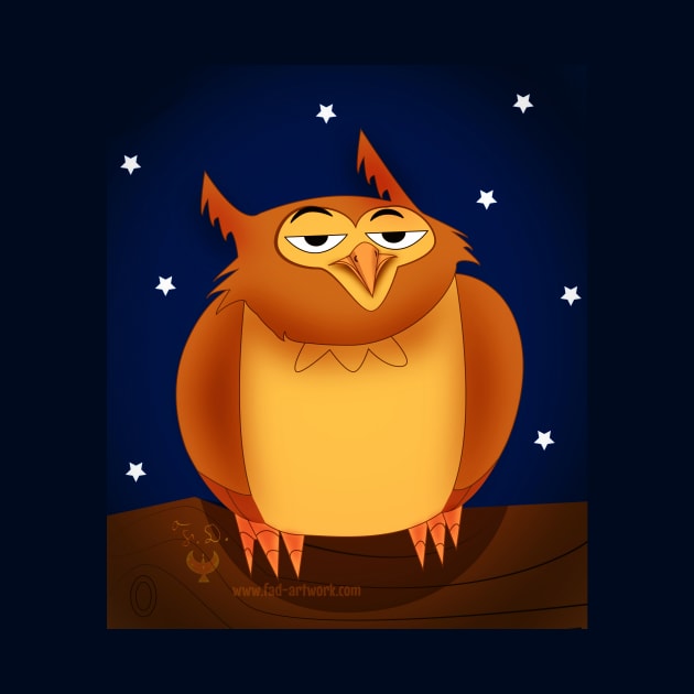 Stuffy Owl by Fad-Artwork