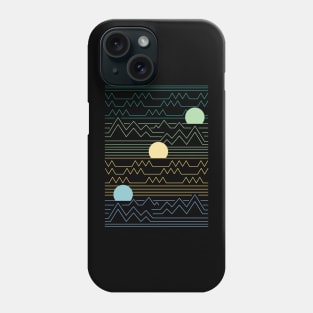 Retro Mountain Sunset Phone Case