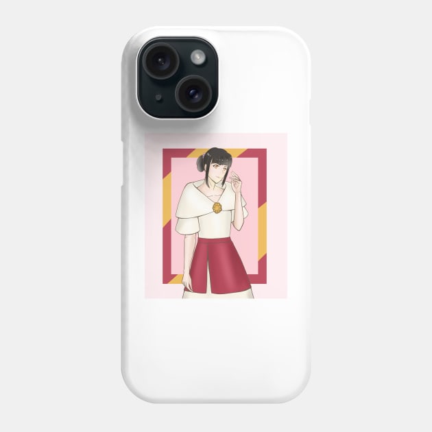 A Filipina Maria Clara Philippines Phone Case by kristinedesigns