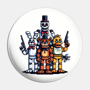 Pixel Five Nights At Freddy's Retro San Pin