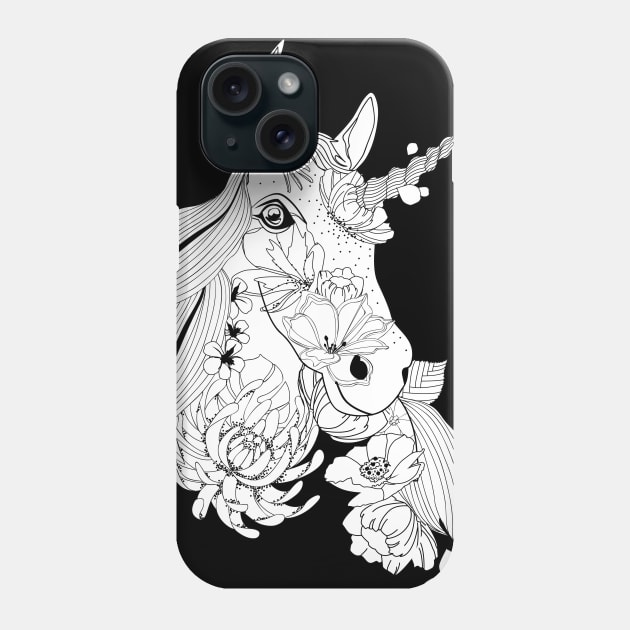 unicorn Phone Case by masslos