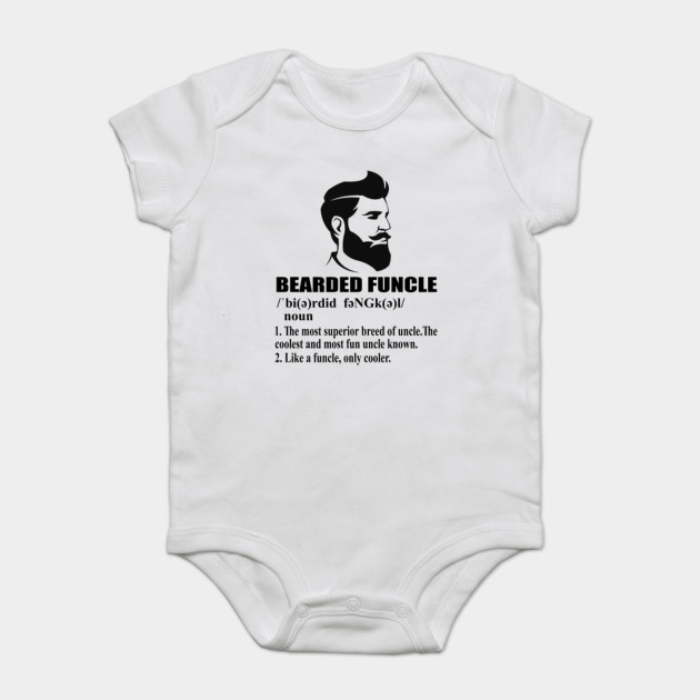 Bearded Funcle Funny Uncle Definition T Shirt For Men Beard Man